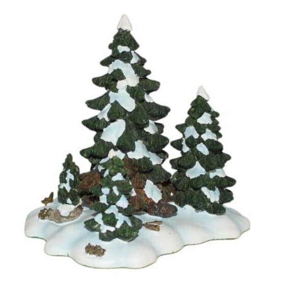 Dept  56 Wagonwheel Pine Grove Orig Box Village Accessories #52617 - Picture 4 of 8